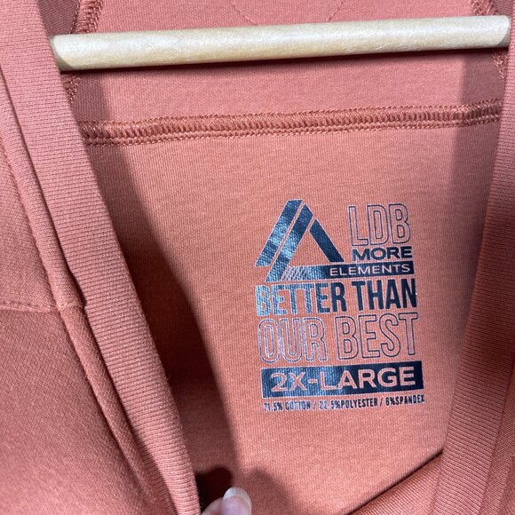 Alphalete Men's Burnt Orange Raised Logo Sweatshirt 2XL Casual Outdoor! - Picture 3 of 5